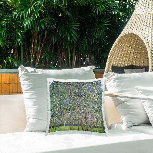 Stupell Industries Gustav Klimt | Abstract Speckled Trees Printed Throw Pillow