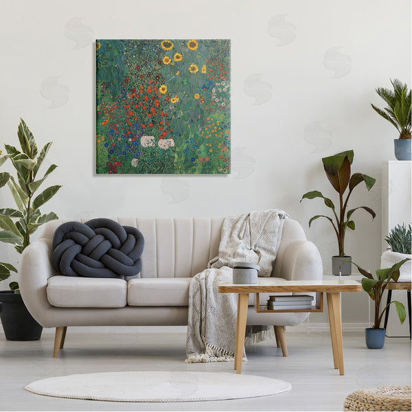 Stupell Industries Gustav Klimt | Modern Flower Garden Collage Wall Art