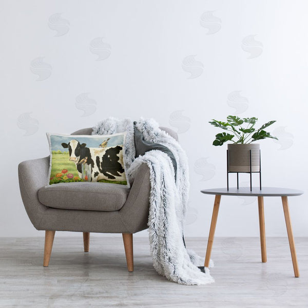 Stupell Industries Gwendolyn Babbit | Cow & Bird On Farm