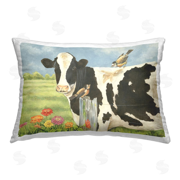 stupell industries Gwendolyn Babbit | Cow & Bird on Farm