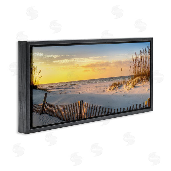 Stupell Industries H.J. Herrera | Panoramic Coastal Beach Sunrise Wall Art