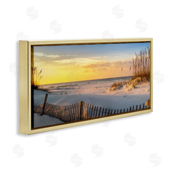 Stupell Industries H.J. Herrera | Panoramic Coastal Beach Sunrise Wall Art