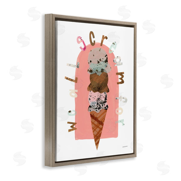 Stupell Industries Haley Knighten | All Scream For Ice Cream