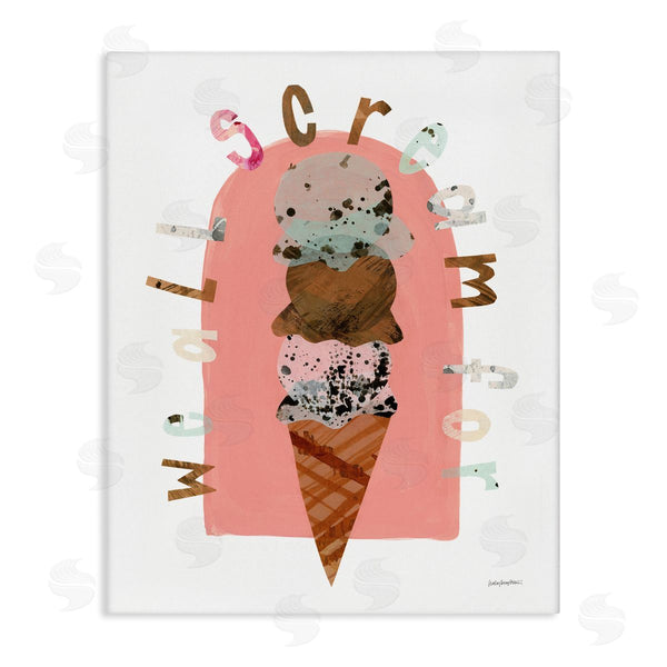 stupell industries Haley Knighten | All Scream For Ice Cream