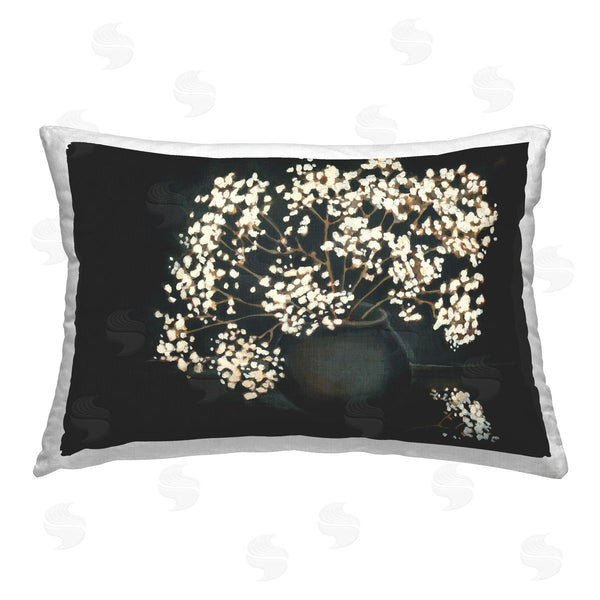 stupell industries Haley Knighten | Baby's Breath on Black