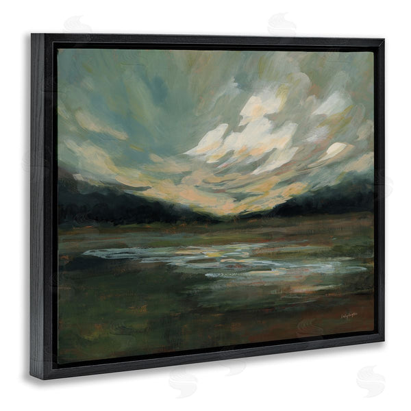 Stupell Industries Haley Knighten | Billowing Clouds Landscape Wall Art