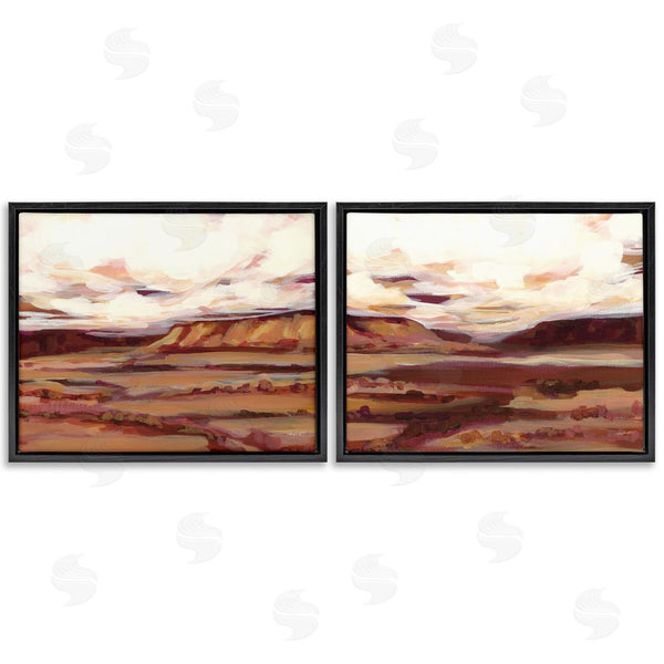 Stupell Industries Haley Knighten | Mauve Mesa Abstract Landscape Wall Art