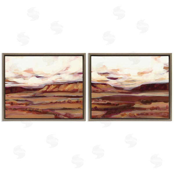 Stupell Industries Haley Knighten | Mauve Mesa Abstract Landscape Wall Art