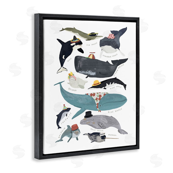 Stupell Industries Hanna Melin | Fashionable Sea Creatures Wall Art