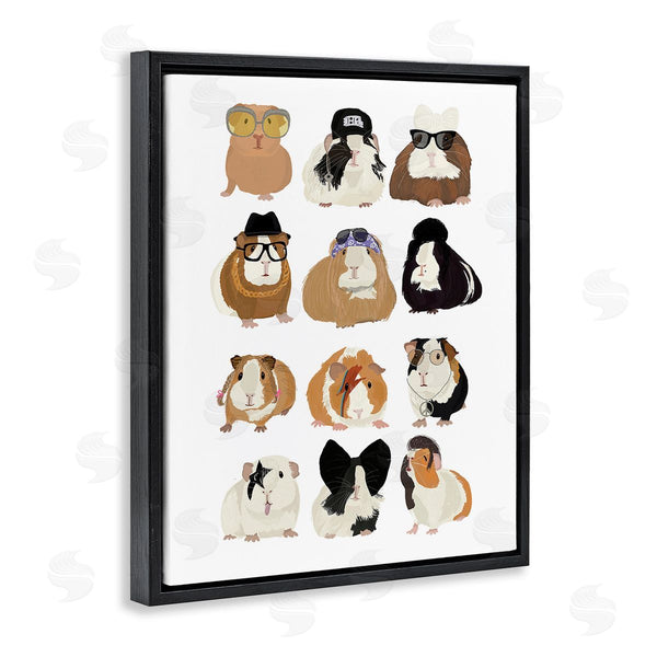 Stupell Industries Hanna Melin | Trendy Guinea Pigs Wall Art