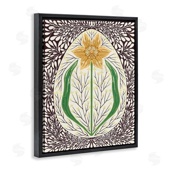 Stupell Industries Hannah Beisang | Symmetrical Spring Daffodil
