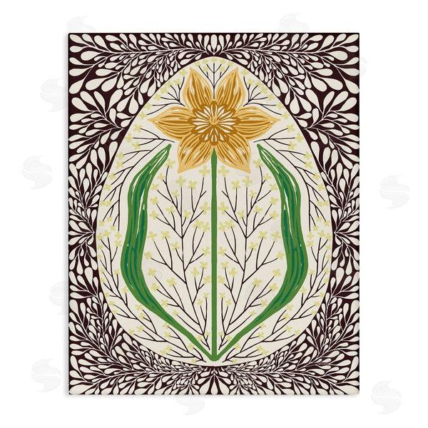 stupell industries Hannah Beisang | Symmetrical Spring Daffodil
