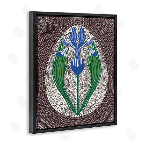 Stupell Industries Hannah Beisang | Symmetrical Spring Iris