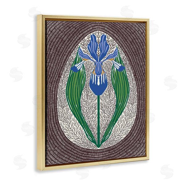 Stupell Industries Hannah Beisang | Symmetrical Spring Iris