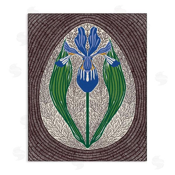 stupell industries Hannah Beisang | Symmetrical Spring Iris