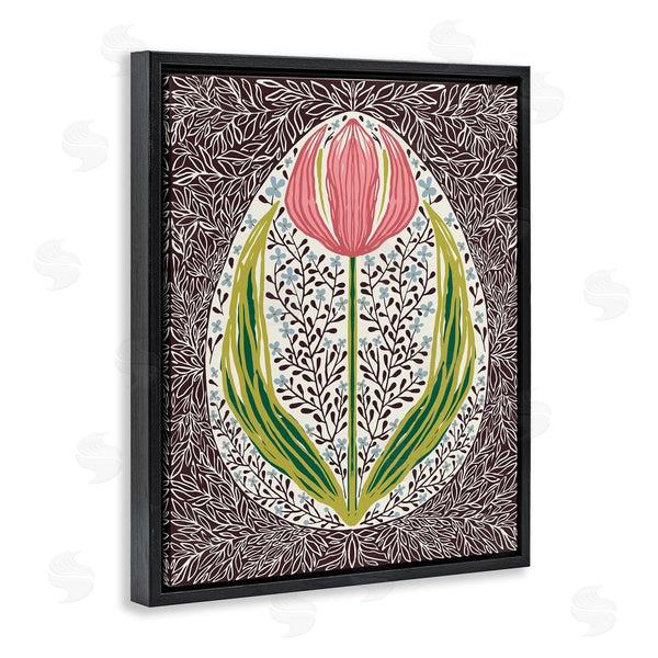 Stupell Industries Hannah Beisang | Symmetrical Spring Tulip