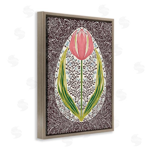 Stupell Industries Hannah Beisang | Symmetrical Spring Tulip