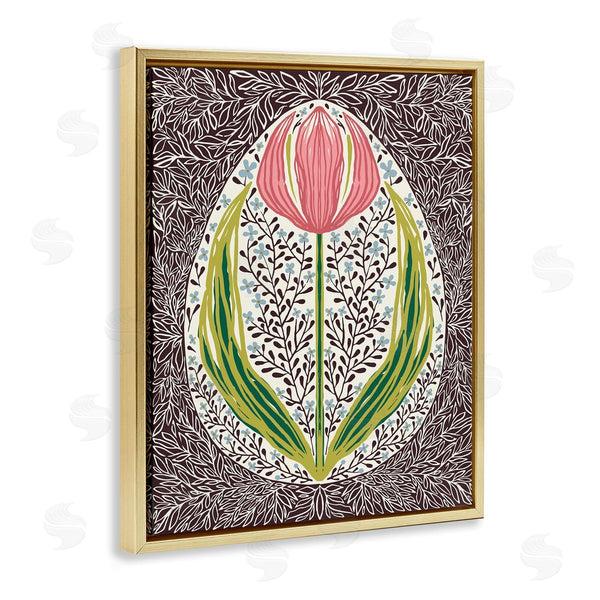 Stupell Industries Hannah Beisang | Symmetrical Spring Tulip