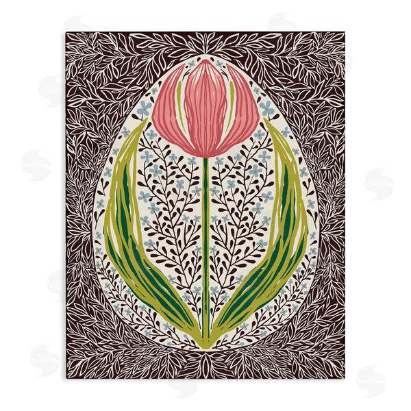 stupell industries Hannah Beisang | Symmetrical Spring Tulip