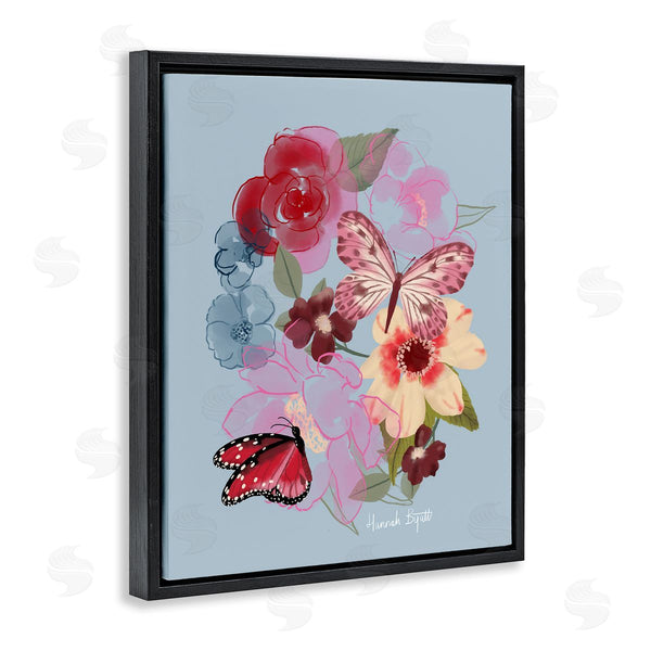 Stupell Industries Hannah Byatt | Butterflies & Florals Wall Art