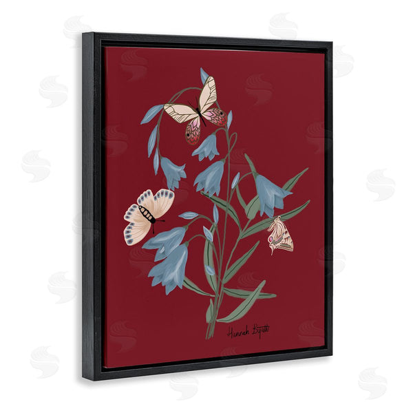 Stupell Industries Hannah Byatt | Butterflies & Flower Sprigs Wall Art