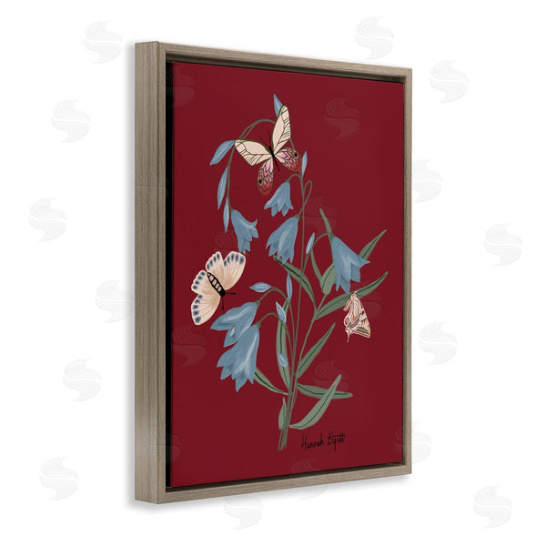 Stupell Industries Hannah Byatt | Butterflies & Flower Sprigs Wall Art