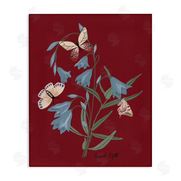 stupell industries Hannah Byatt | Butterflies & Flower Sprigs Wall Art