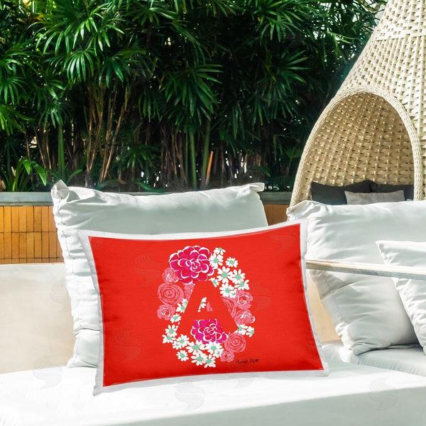 Stupell Industries Hannah Byatt | Floral Initial Letter A