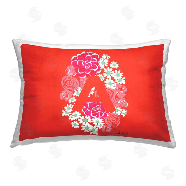 stupell industries Hannah Byatt | Floral Initial Letter A