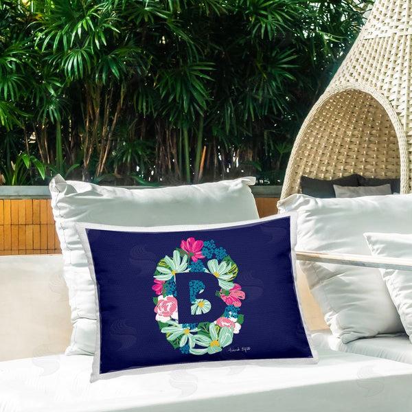 Stupell Industries Hannah Byatt | Floral Initial Letter B