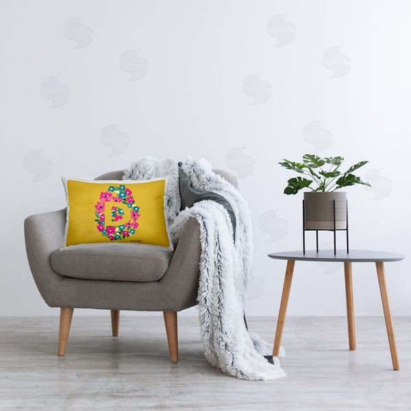 Stupell Industries Hannah Byatt | Floral Initial Letter D