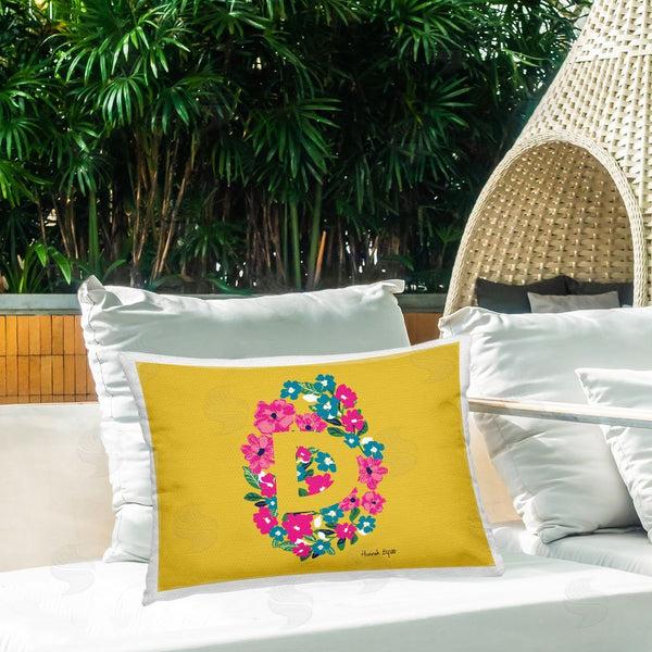Stupell Industries Hannah Byatt | Floral Initial Letter D