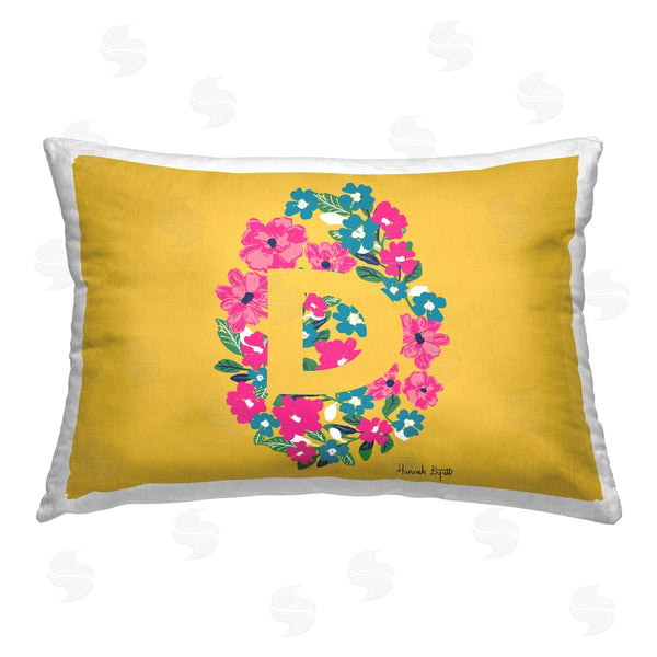 stupell industries Hannah Byatt | Floral Initial Letter D