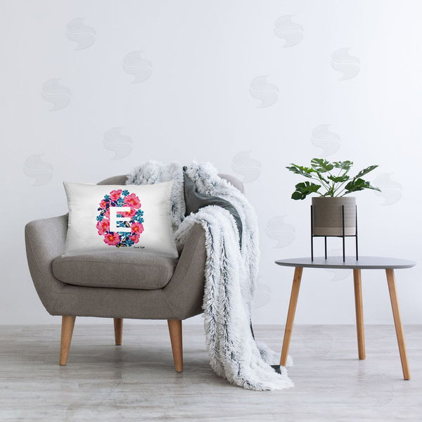 Stupell Industries Hannah Byatt | Floral Initial Letter E