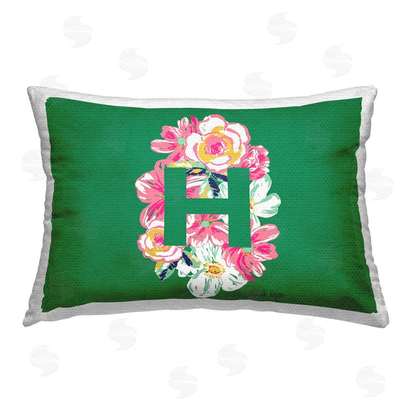 Stupell Industries Hannah Byatt | Floral Initial Letter H