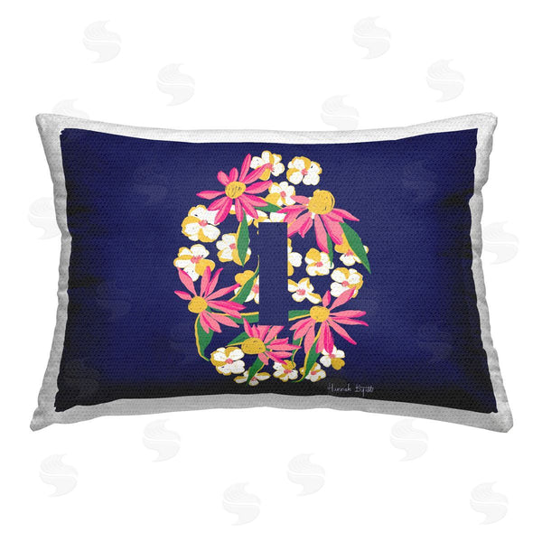 Stupell Industries Hannah Byatt | Floral Initial Letter I