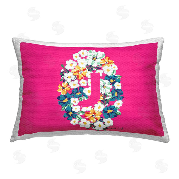 Stupell Industries Hannah Byatt | Floral Initial Letter J