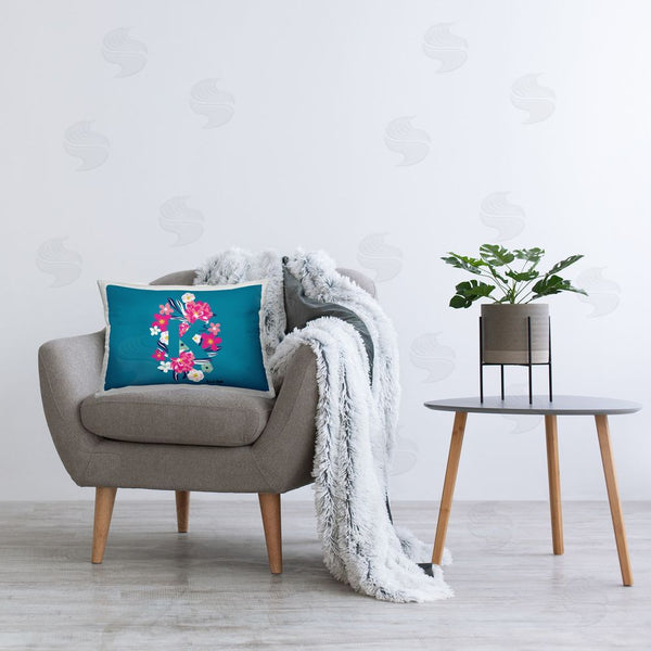 Stupell Industries Hannah Byatt | Floral Initial Letter K