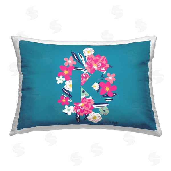 stupell industries Hannah Byatt | Floral Initial Letter K