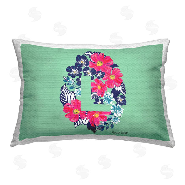 Stupell Industries Hannah Byatt | Floral Initial Letter L