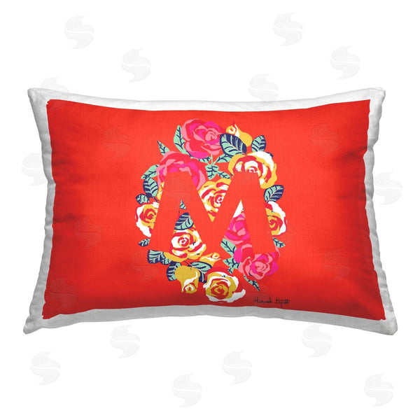 stupell industries Hannah Byatt | Floral Initial Letter M