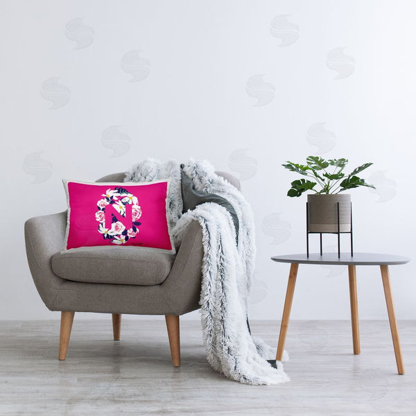 Stupell Industries Hannah Byatt | Floral Initial Letter N