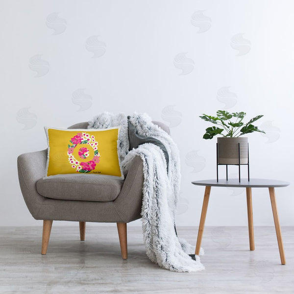 Stupell Industries Hannah Byatt | Floral Initial Letter O