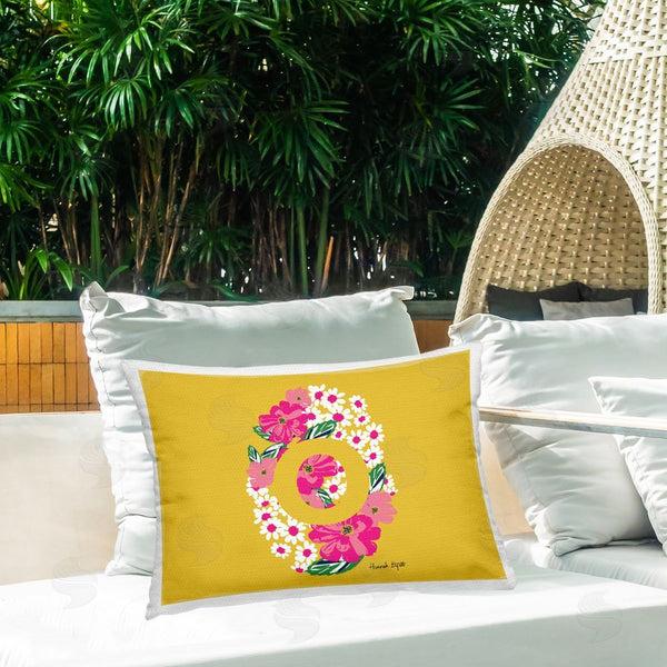 Stupell Industries Hannah Byatt | Floral Initial Letter O