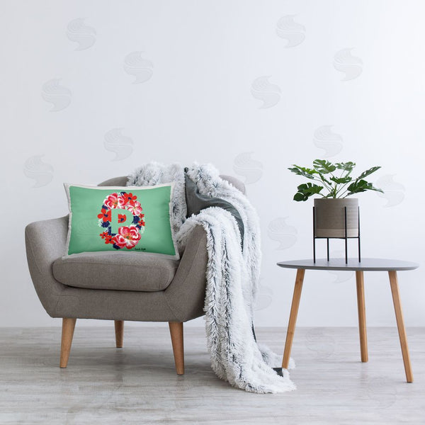 Stupell Industries Hannah Byatt | Floral Initial Letter P