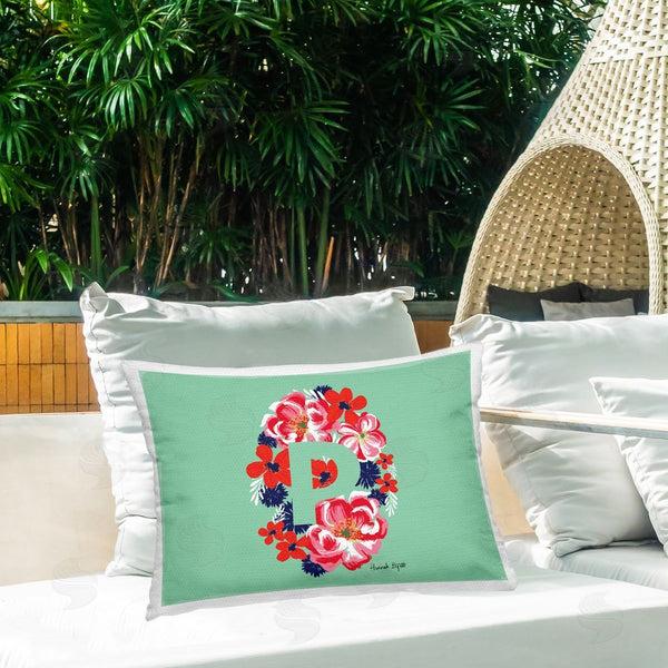 Stupell Industries Hannah Byatt | Floral Initial Letter P