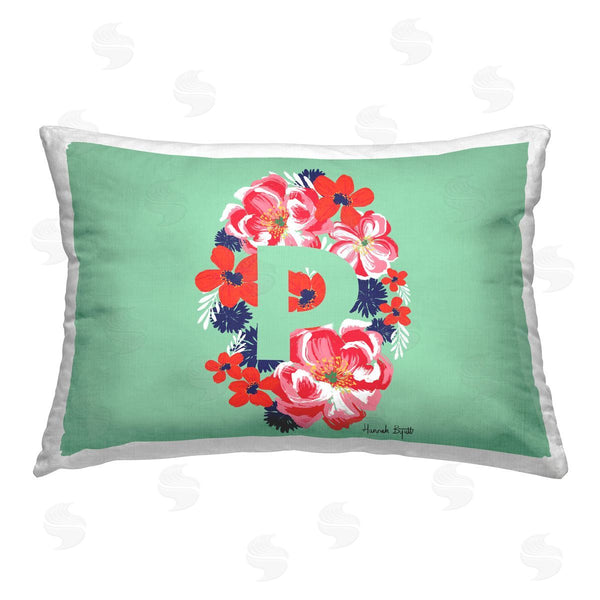 stupell industries Hannah Byatt | Floral Initial Letter P
