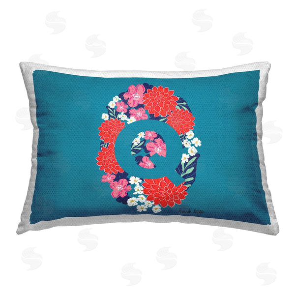 Stupell Industries Hannah Byatt | Floral Initial Letter Q