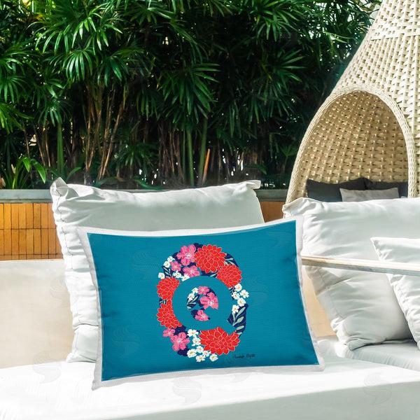 Stupell Industries Hannah Byatt | Floral Initial Letter Q