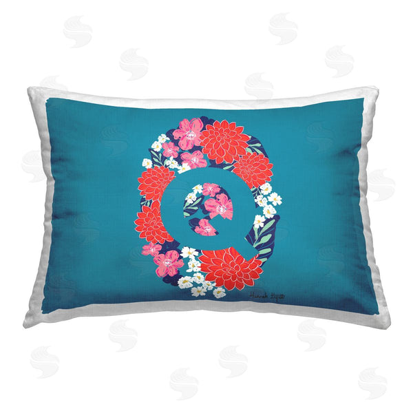 stupell industries Hannah Byatt | Floral Initial Letter Q